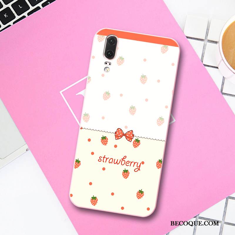Kuori Huawei P20 Kohokuviointi Pieni Puhelimen Kuoret, Kotelo Huawei P20 Sarjakuva Trendi Kustannukset