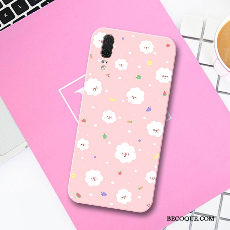 Kuori Huawei P20 Kohokuviointi Pieni Puhelimen Kuoret, Kotelo Huawei P20 Sarjakuva Trendi Kustannukset