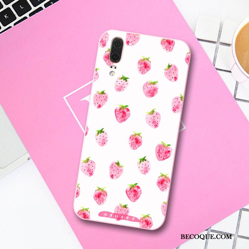 Kuori Huawei P20 Kohokuviointi Pieni Puhelimen Kuoret, Kotelo Huawei P20 Sarjakuva Trendi Kustannukset