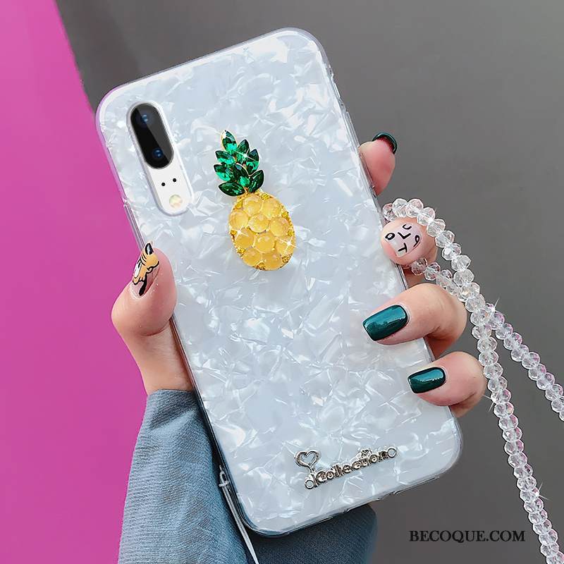 Kuori Huawei P20 Laukut Murtumaton Jauhe, Kotelo Huawei P20 Suojaus Puhelimen Kuoret Kukkakuvio