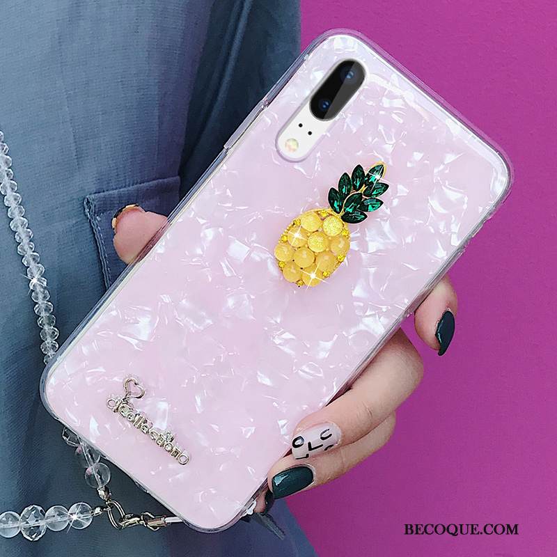 Kuori Huawei P20 Laukut Murtumaton Jauhe, Kotelo Huawei P20 Suojaus Puhelimen Kuoret Kukkakuvio