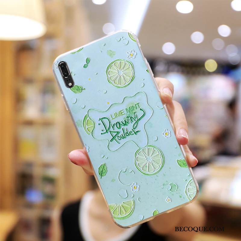 Kuori Huawei P20 Laukut Rakastunut Murtumaton, Kotelo Huawei P20 Pehmeä Neste Trendi Persoonallisuus