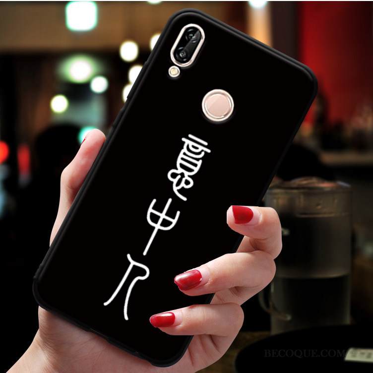 Kuori Huawei P20 Lite Laukut Puhelimen Kuoret Musta, Kotelo Huawei P20 Lite Suojaus Murtumaton