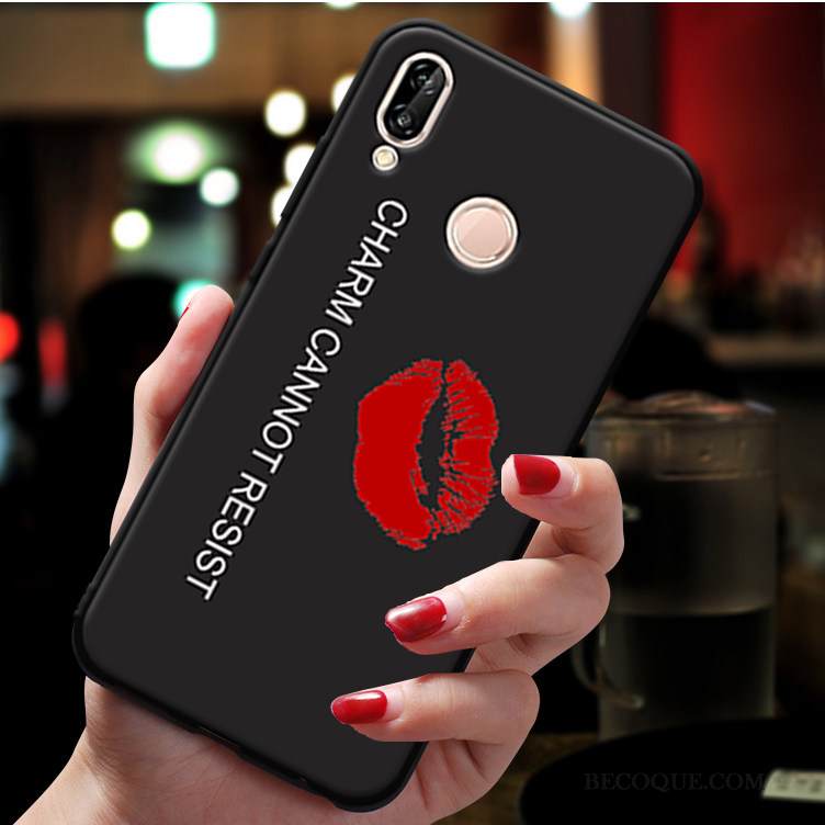 Kuori Huawei P20 Lite Laukut Puhelimen Kuoret Musta, Kotelo Huawei P20 Lite Suojaus Murtumaton