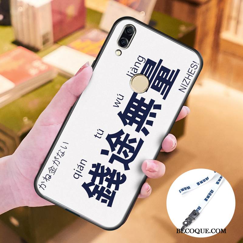 Kuori Huawei P20 Lite Laukut Puhelimen Kuoret Persoonallisuus, Kotelo Huawei P20 Lite Luova Ripustettava Kaula Musta