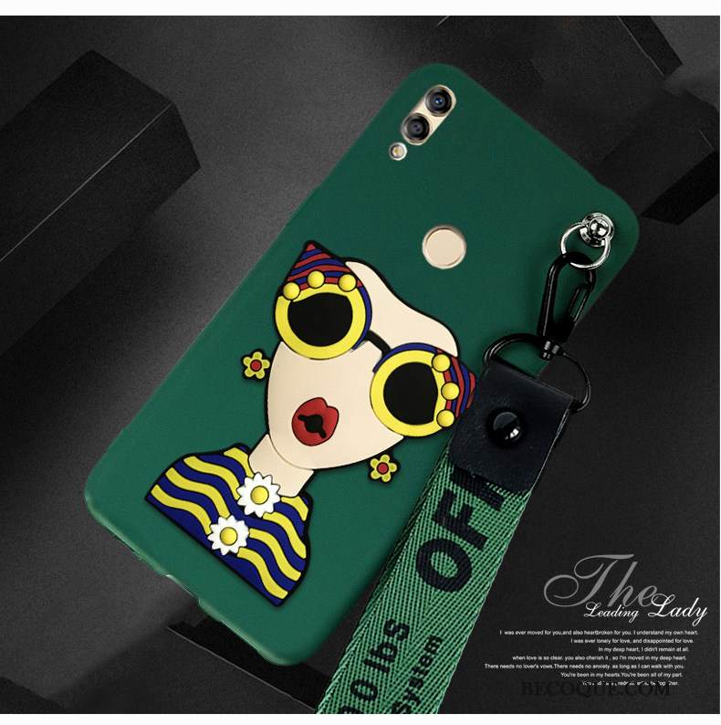 Kuori Huawei P20 Lite Pehmeä Neste Persoonallisuus Vihreä, Kotelo Huawei P20 Lite Laukut Puhelimen Kuoret Tide-brändi