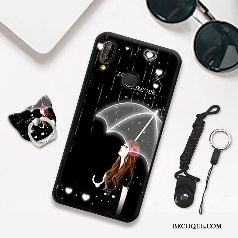 Kuori Huawei P20 Lite Pehmeä Neste Uusi Punainen, Kotelo Huawei P20 Lite Suojaus Puhelimen Kuoret