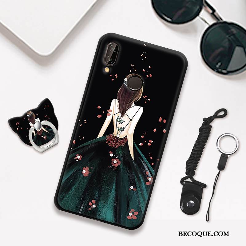 Kuori Huawei P20 Lite Pehmeä Neste Uusi Punainen, Kotelo Huawei P20 Lite Suojaus Puhelimen Kuoret