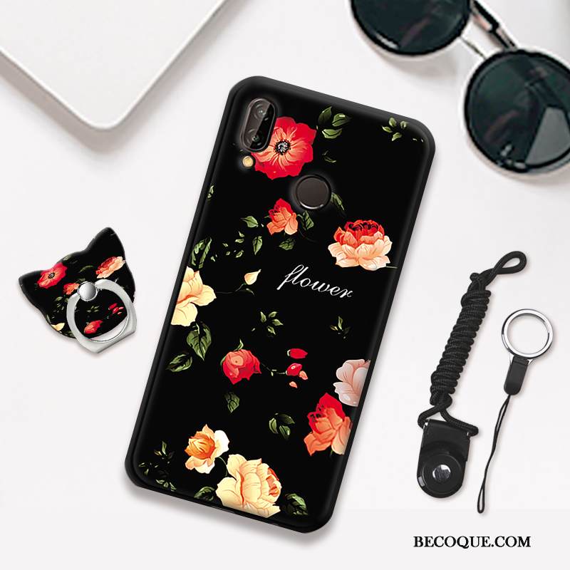 Kuori Huawei P20 Lite Pehmeä Neste Uusi Punainen, Kotelo Huawei P20 Lite Suojaus Puhelimen Kuoret