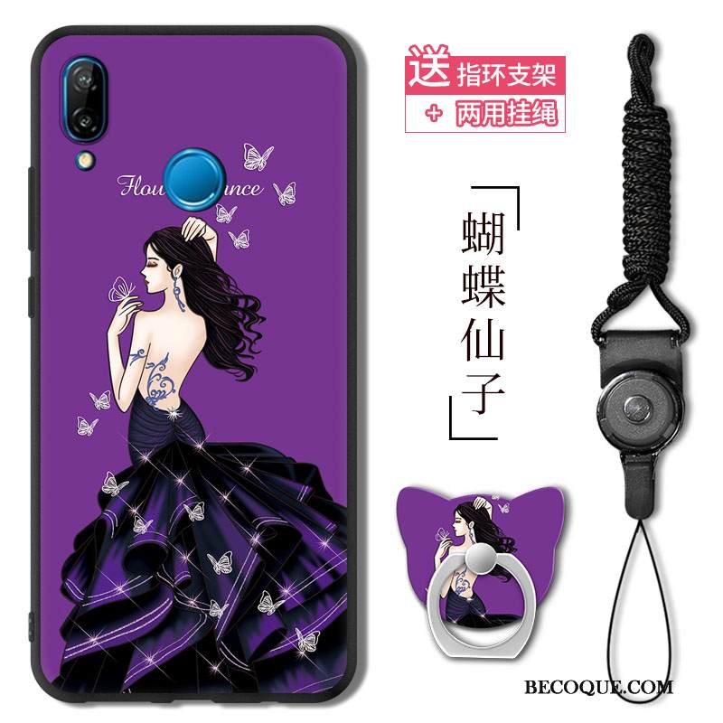 Kuori Huawei P20 Lite Pehmeä Neste Vihreä Puhelimen Kuoret, Kotelo Huawei P20 Lite Sarjakuva Uusi