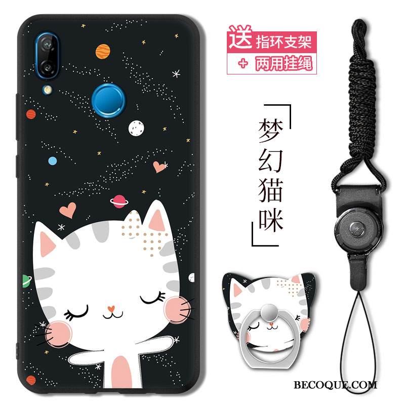 Kuori Huawei P20 Lite Pehmeä Neste Vihreä Puhelimen Kuoret, Kotelo Huawei P20 Lite Sarjakuva Uusi