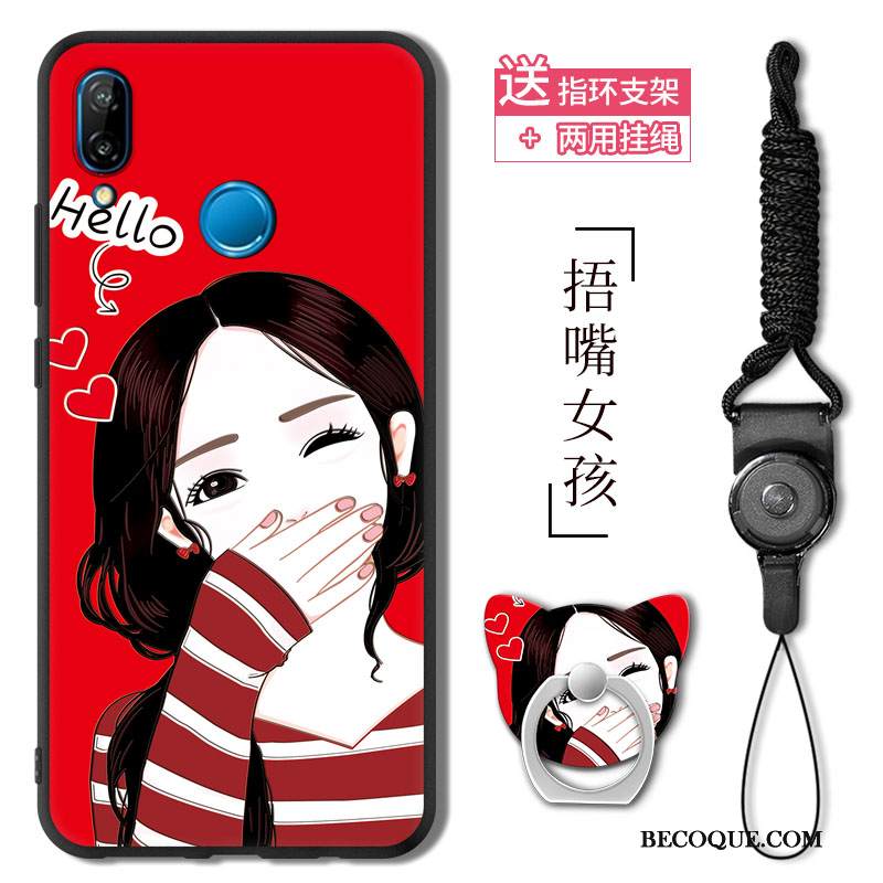 Kuori Huawei P20 Lite Pehmeä Neste Vihreä Puhelimen Kuoret, Kotelo Huawei P20 Lite Sarjakuva Uusi