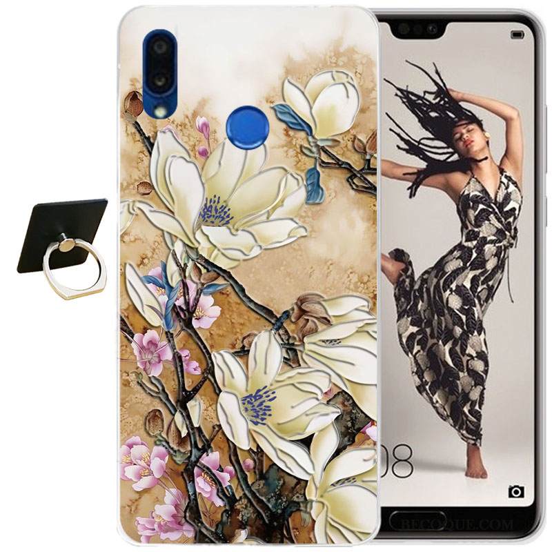 Kuori Huawei P20 Lite Silikoni Läpinäkyvä Puhelimen Kuoret, Kotelo Huawei P20 Lite Pehmeä Neste