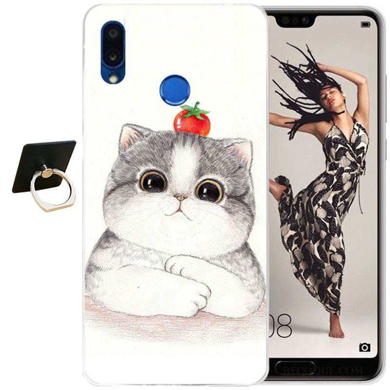 Kuori Huawei P20 Lite Silikoni Läpinäkyvä Puhelimen Kuoret, Kotelo Huawei P20 Lite Pehmeä Neste