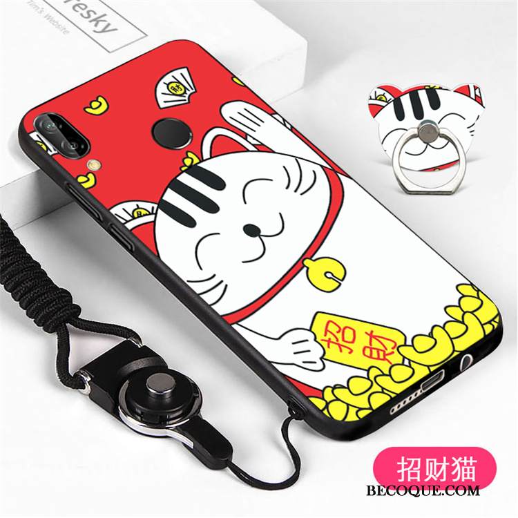 Kuori Huawei P20 Lite Silikoni Nuoret Super Söpö, Kotelo Huawei P20 Lite Pehmeä Neste Puhelimen Kuoret Murtumaton