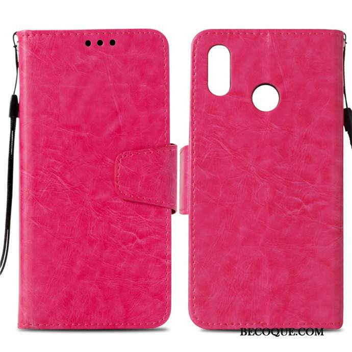 Kuori Huawei P20 Lite Silikoni Puhelimen Kuoret Pinkki, Kotelo Huawei P20 Lite Laukut Kortti Murtumaton