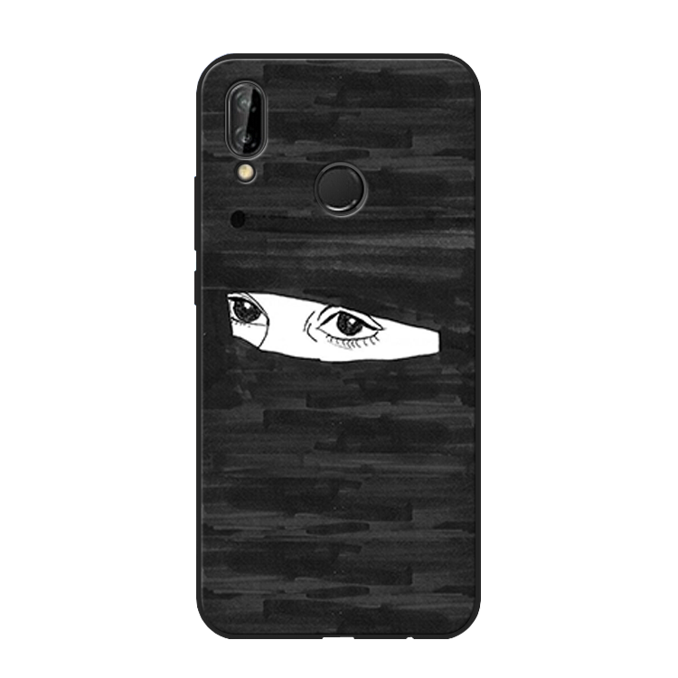 Kuori Huawei P20 Lite Silikoni Trendi Sininen, Kotelo Huawei P20 Lite Suojaus Murtumaton Puhelimen Kuoret