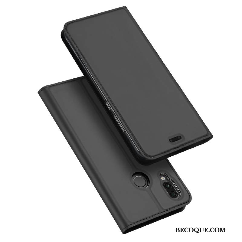 Kuori Huawei P20 Lite Suojaus Murtumaton Kortti, Kotelo Huawei P20 Lite Nahka Kulta Pinkki