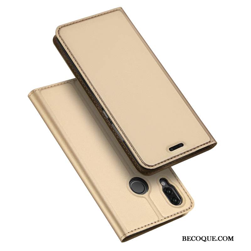 Kuori Huawei P20 Lite Suojaus Murtumaton Kortti, Kotelo Huawei P20 Lite Nahka Kulta Pinkki