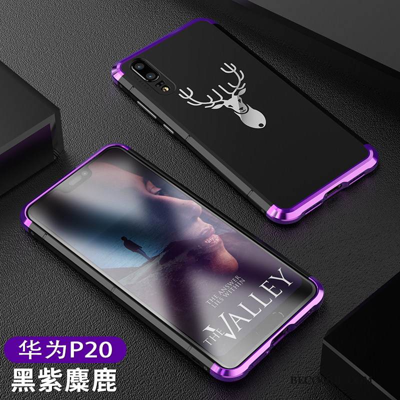 Kuori Huawei P20 Luova Kova Puhelimen Kuoret, Kotelo Huawei P20 Laukut Violetti Murtumaton