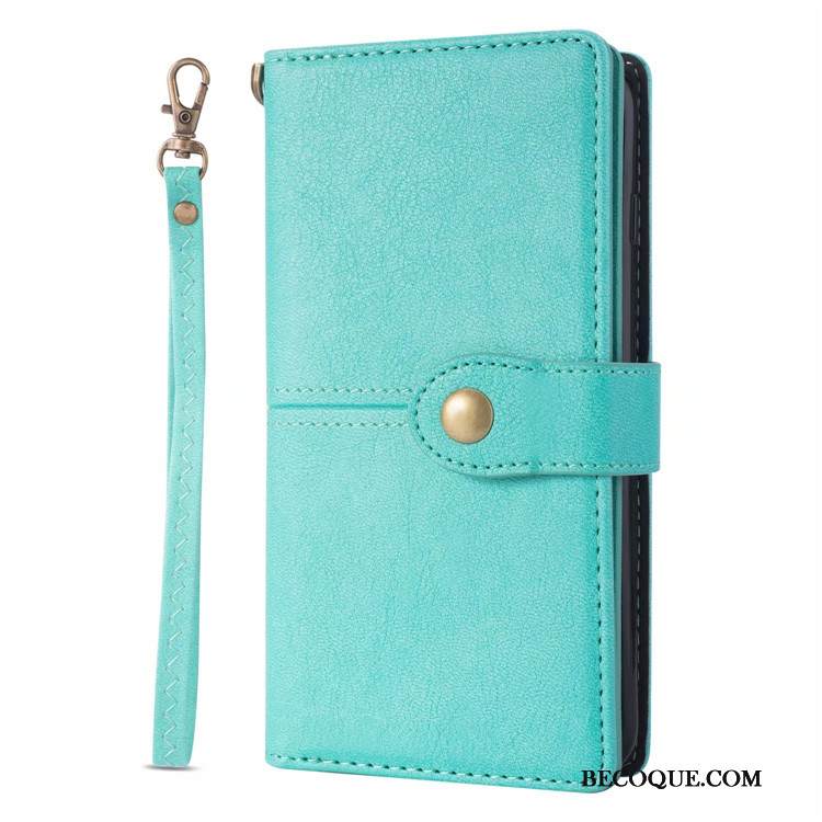 Kuori Huawei P20 Nahka Kortti Ripustettavat Koristeet, Kotelo Huawei P20 Kuoret Sininen Puhelimen Kuoret