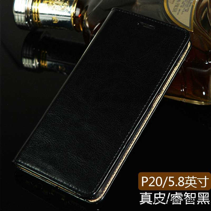 Kuori Huawei P20 Nahka Uusi Puhelimen Kuoret, Kotelo Huawei P20 Laukut Liiketoiminta Murtumaton