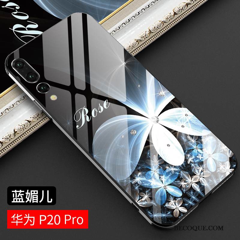 Kuori Huawei P20 Pro Luova Persoonallisuus Puhelimen Kuoret, Kotelo Huawei P20 Pro Ylellisyys Lasi Suuntaus