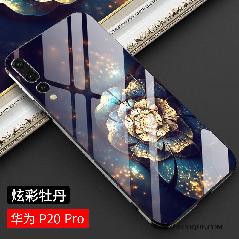 Kuori Huawei P20 Pro Luova Persoonallisuus Puhelimen Kuoret, Kotelo Huawei P20 Pro Ylellisyys Lasi Suuntaus