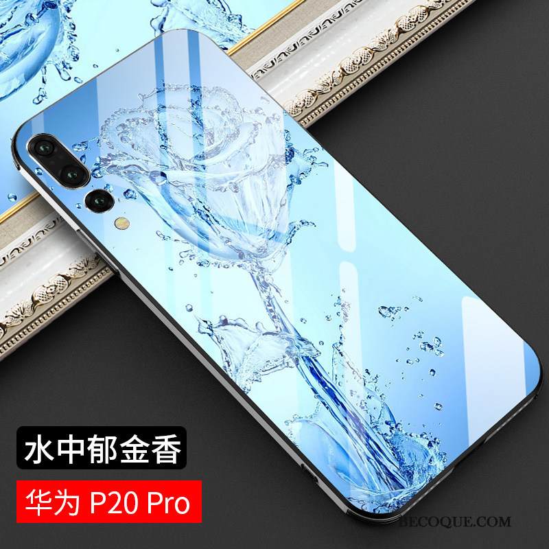 Kuori Huawei P20 Pro Luova Ylellisyys Persoonallisuus, Kotelo Huawei P20 Pro Laukut Murtumaton Sininen