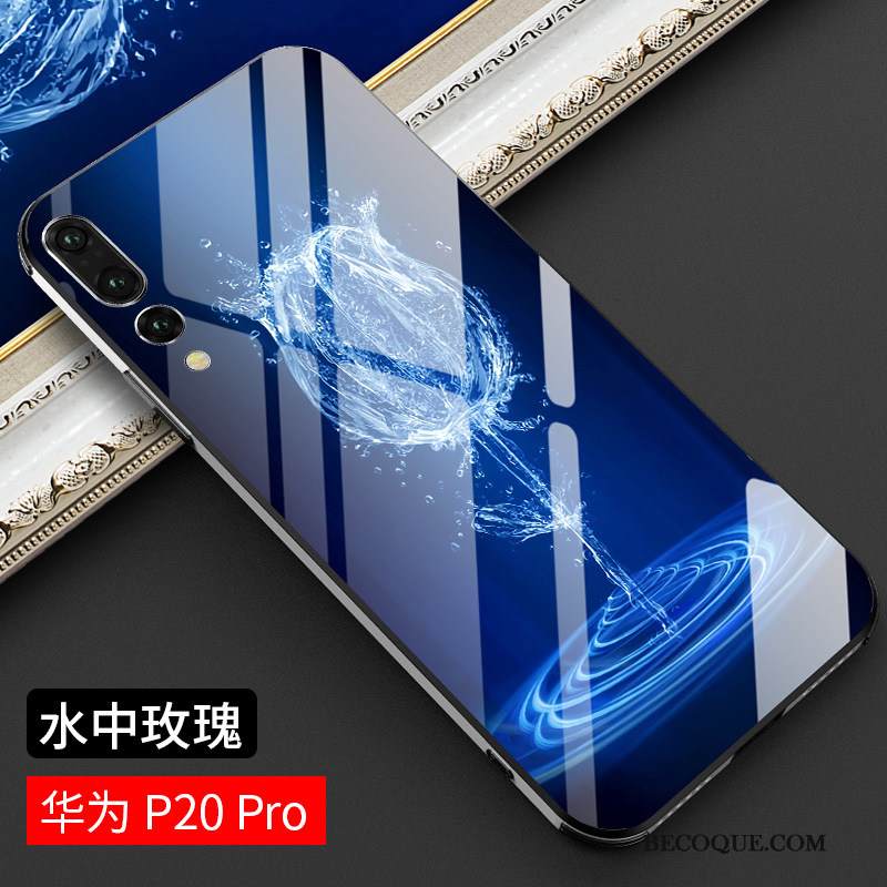 Kuori Huawei P20 Pro Luova Ylellisyys Persoonallisuus, Kotelo Huawei P20 Pro Laukut Murtumaton Sininen