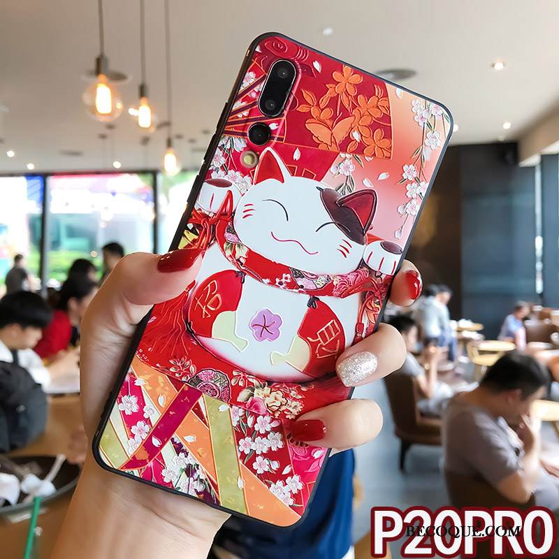 Kuori Huawei P20 Pro Sarjakuva Uusi Rengas, Kotelo Huawei P20 Pro Pehmeä Neste Murtumaton Puhelimen Kuoret
