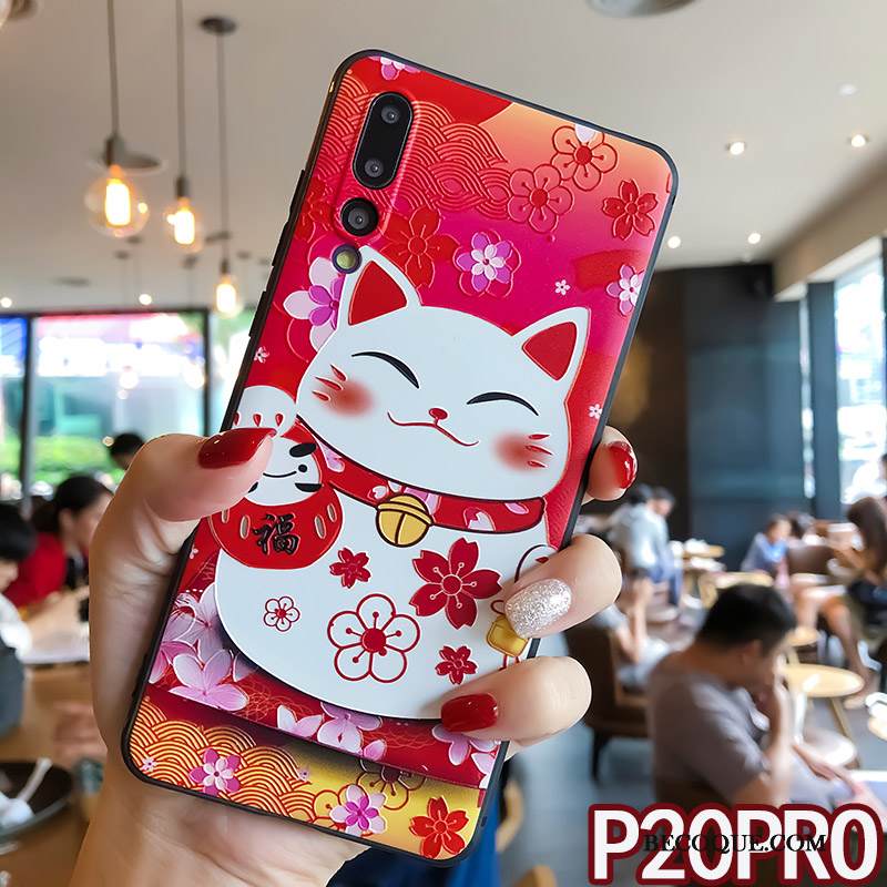 Kuori Huawei P20 Pro Sarjakuva Uusi Rengas, Kotelo Huawei P20 Pro Pehmeä Neste Murtumaton Puhelimen Kuoret