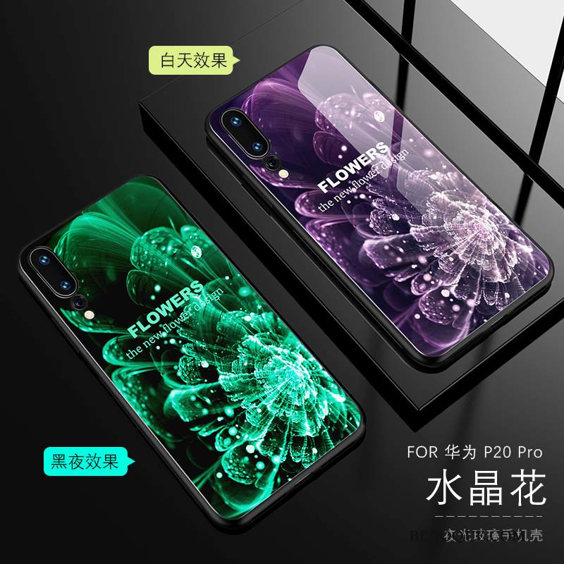 Kuori Huawei P20 Pro Silikoni Lasi Kirkas, Kotelo Huawei P20 Pro Suojaus Ohut Rakastunut