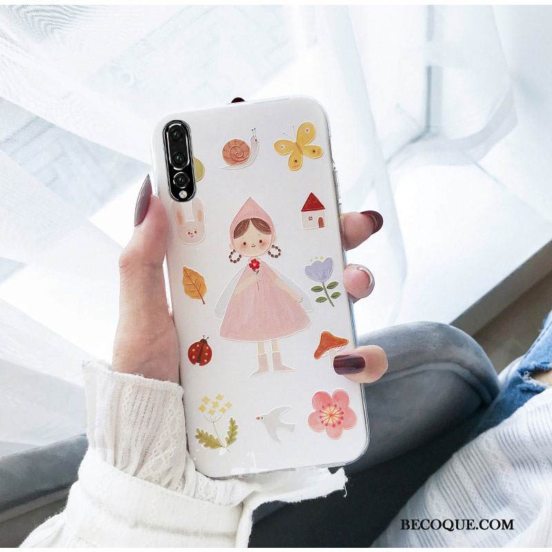 Kuori Huawei P20 Pro Silikoni Murtumaton Kustannukset, Kotelo Huawei P20 Pro Sarjakuva Ihana Trendi