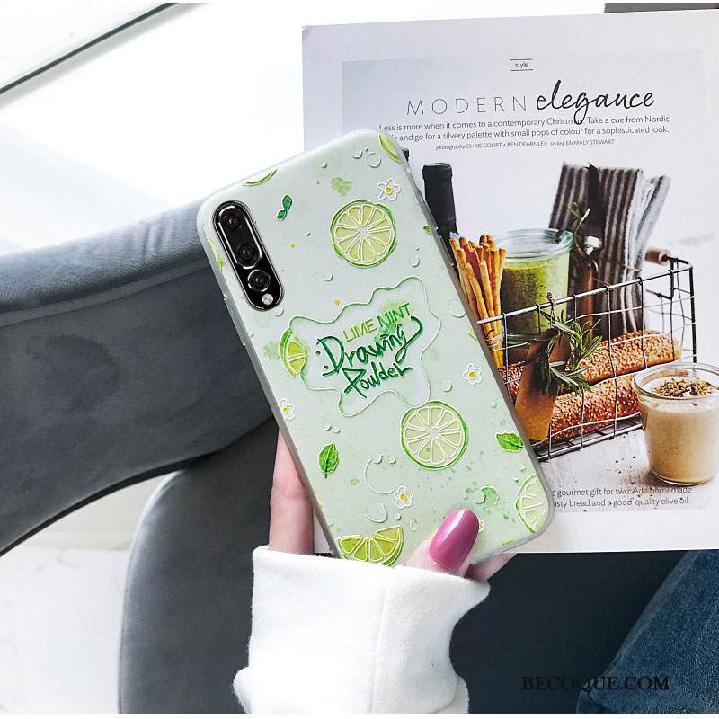 Kuori Huawei P20 Pro Silikoni Murtumaton Kustannukset, Kotelo Huawei P20 Pro Sarjakuva Ihana Trendi