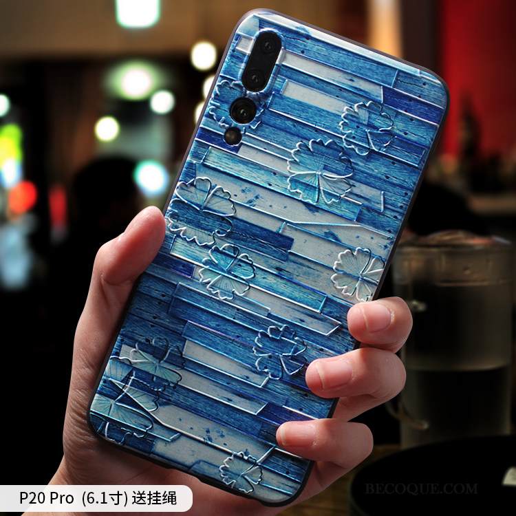 Kuori Huawei P20 Pro Silikoni Persoonallisuus Puhelimen Kuoret, Kotelo Huawei P20 Pro Suojaus Trendi Tide-brändi