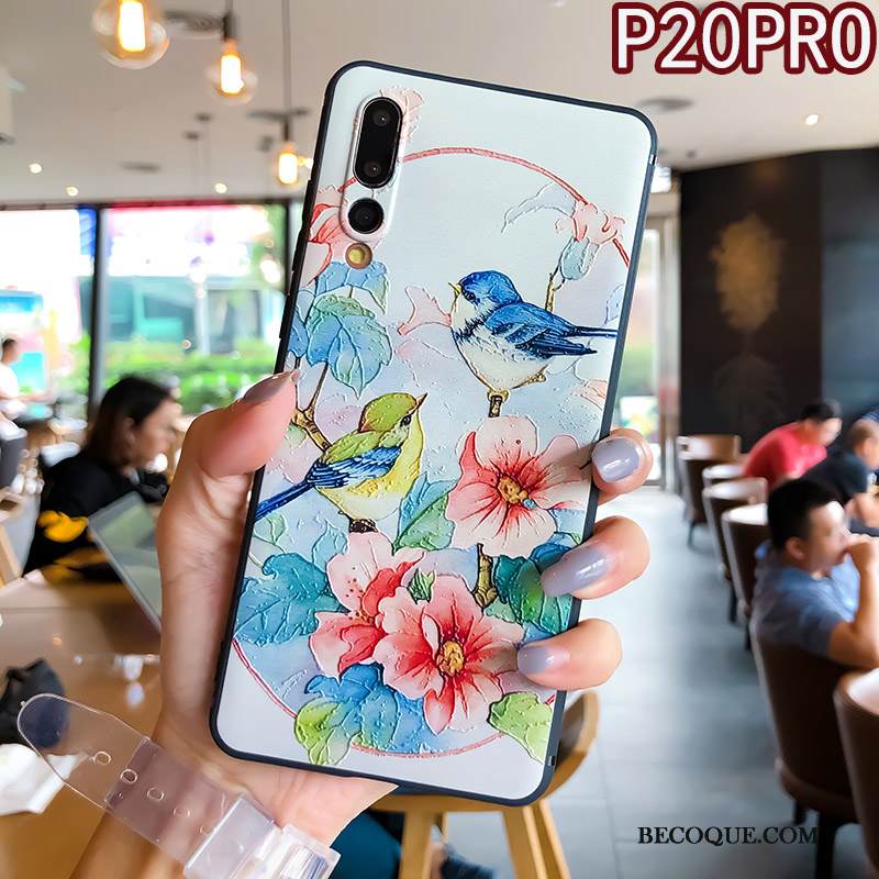 Kuori Huawei P20 Pro Silikoni Rengas Ripustettavat Koristeet, Kotelo Huawei P20 Pro Laukut Persoonallisuus Puhelimen Kuoret
