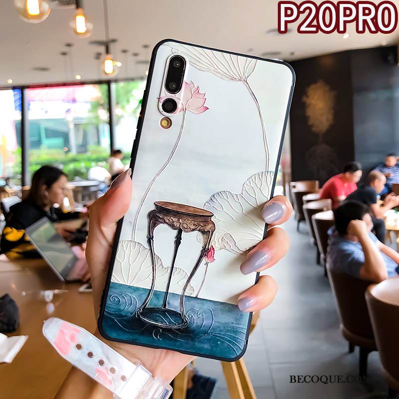 Kuori Huawei P20 Pro Silikoni Rengas Ripustettavat Koristeet, Kotelo Huawei P20 Pro Laukut Persoonallisuus Puhelimen Kuoret