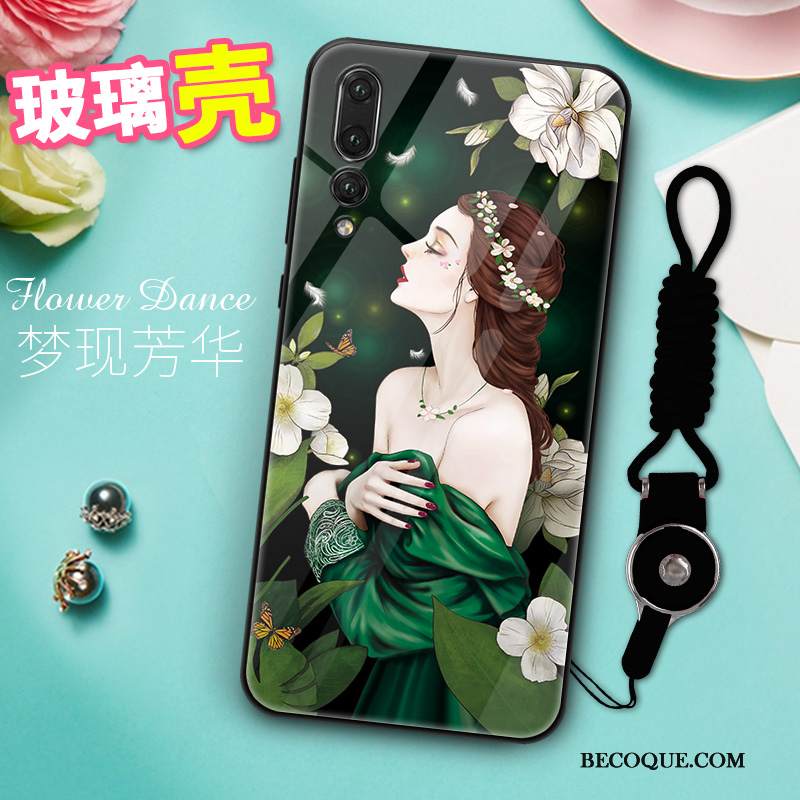 Kuori Huawei P20 Pro Tila Lasi Murtumaton, Kotelo Huawei P20 Pro Laukut Jauhe Ultra