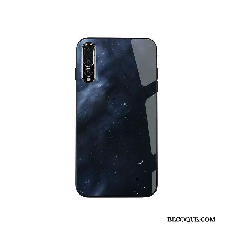Kuori Huawei P20 Pro Tähtitaivas Sininen, Kotelo Huawei P20 Pro Eurooppa Karkaisu