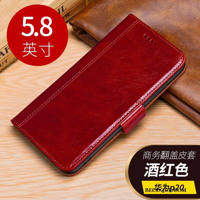 Kuori Huawei P20 Salkku Kortti Puhelimen Kuoret, Kotelo Huawei P20 Luova Murtumaton Net Red