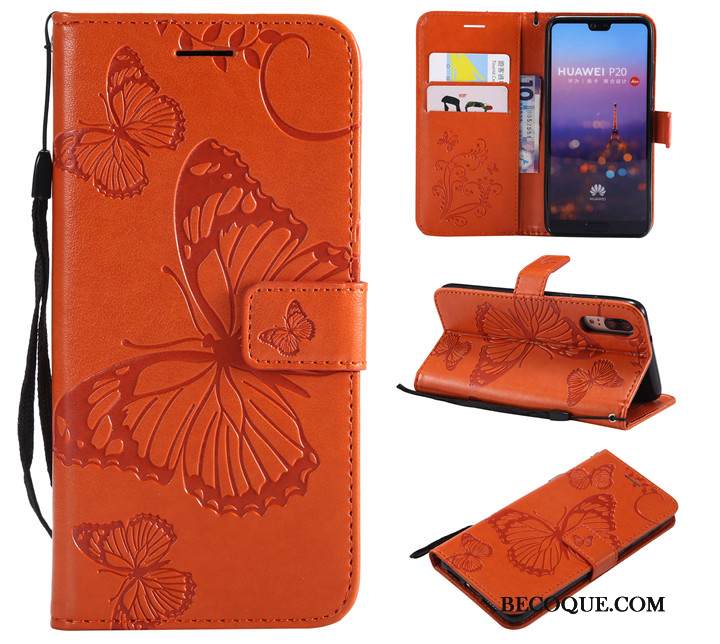 Kuori Huawei P20 Silikoni Puhelimen Kuoret Oranssi, Kotelo Huawei P20 Suojaus