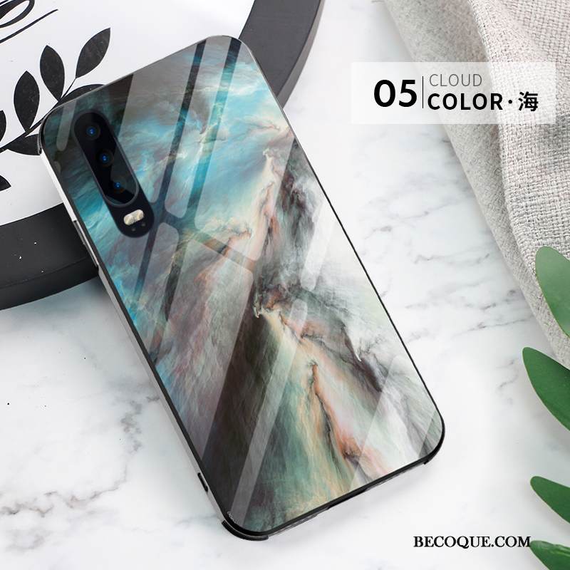 Kuori Huawei P30 Laukut Ohut Net Red, Kotelo Huawei P30 Luova Violetti Ultra