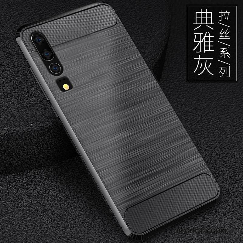 Kuori Huawei P30 Laukut Pesty Suede Tide-brändi, Kotelo Huawei P30 Luova Ohut Sininen