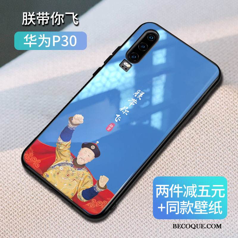 Kuori Huawei P30 Laukut Tide-brändi Rakastunut, Kotelo Huawei P30 Luova Persoonallisuus Uusi