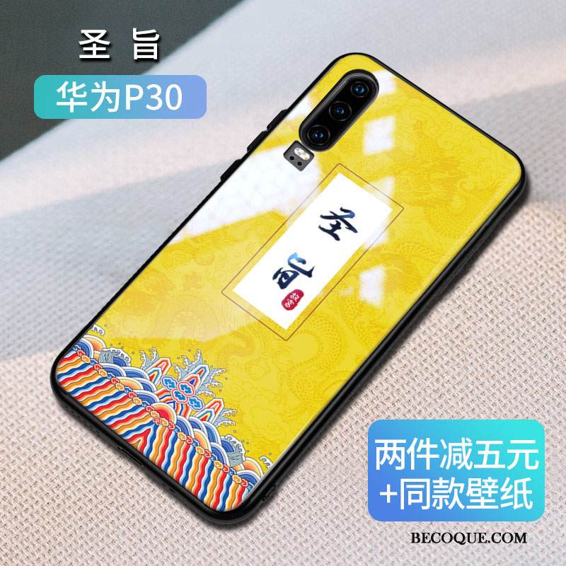 Kuori Huawei P30 Laukut Tide-brändi Rakastunut, Kotelo Huawei P30 Luova Persoonallisuus Uusi