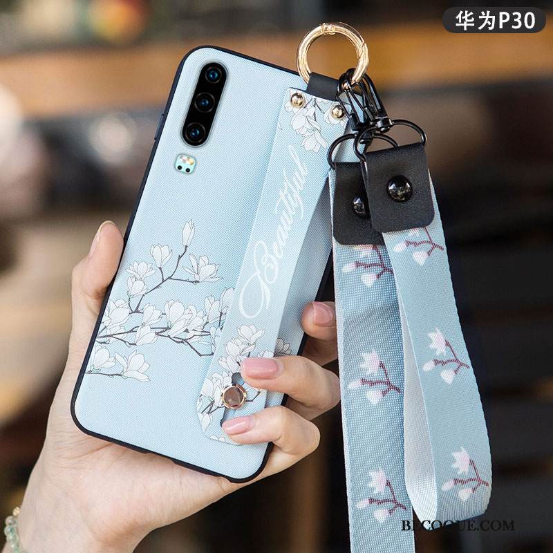 Kuori Huawei P30 Laukut Yksinkertainen Puhelimen Kuoret, Kotelo Huawei P30 Silikoni Pesty Suede Taide