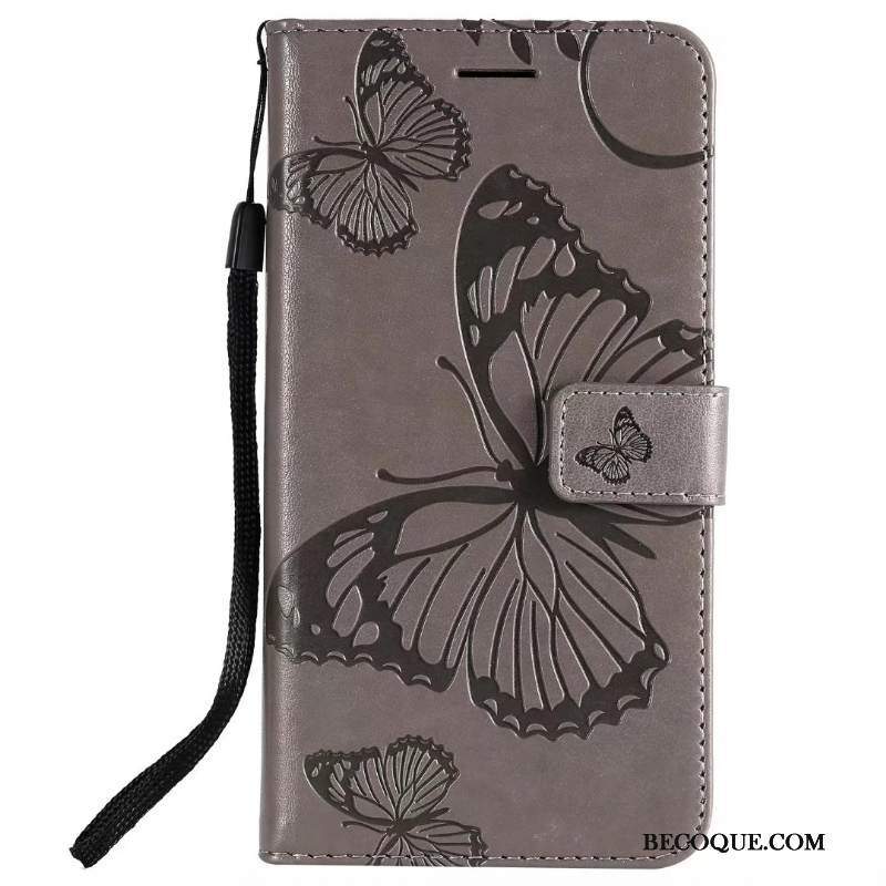 Kuori Huawei P30 Lite Laukut Perhonen Sininen, Kotelo Huawei P30 Lite Salkku Murtumaton Puhelimen Kuoret