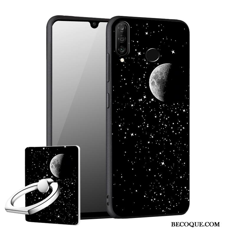 Kuori Huawei P30 Lite Laukut Sininen Puhelimen Kuoret, Kotelo Huawei P30 Lite Suojaus Murtumaton Pesty Suede