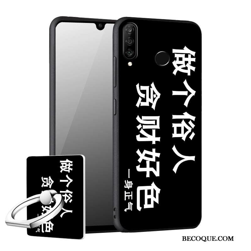 Kuori Huawei P30 Lite Laukut Sininen Puhelimen Kuoret, Kotelo Huawei P30 Lite Suojaus Murtumaton Pesty Suede